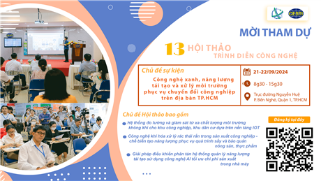 Mời đăng ký tham dự hội thảo trình diễn công nghệ tại Techmart chuyên ngành tháng 9 năm 2024
